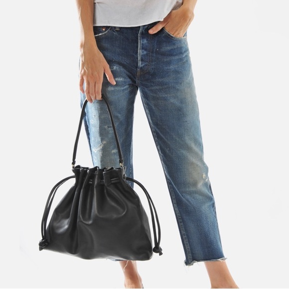 Clare V. Grand Henri large drawstring leather bag - Picture 15 of 16